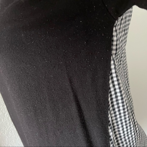 LOVE ON TOP Girls sz L Black Dress Gingham Ruffle Short Sleeve - Picture 6 of 7